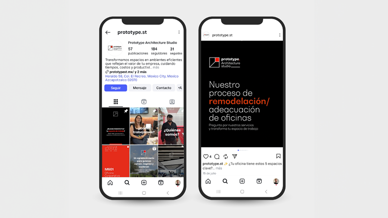 Instagram para Arquitectura Instagram para Arquitectura