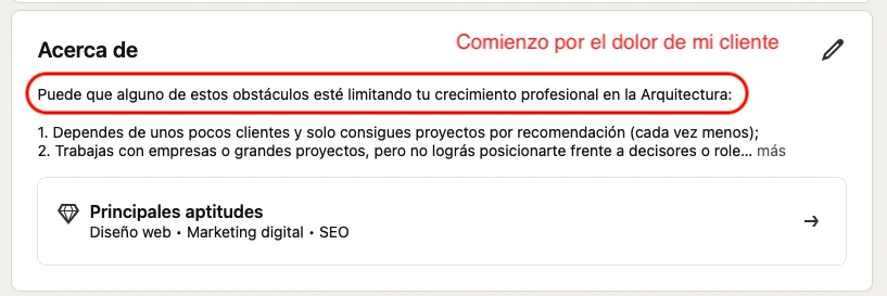 LinkedIn para Arquitectos
